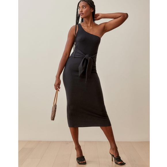 NWT Reformation - Ora Dress | Black - Picture 2 of 4